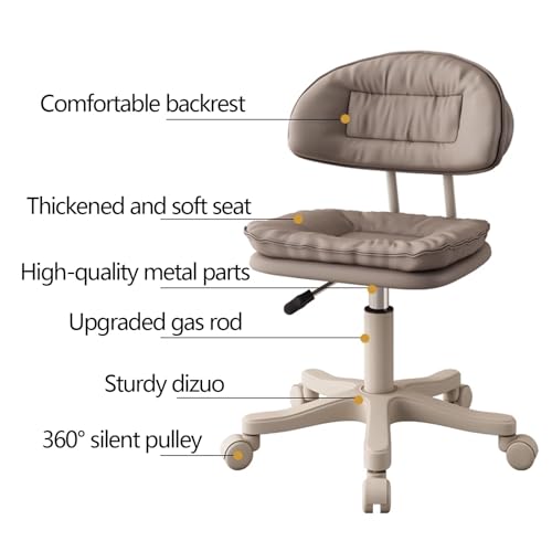 Tabouret ergonomique à roulettes contre mal de dos réglable noir - 7