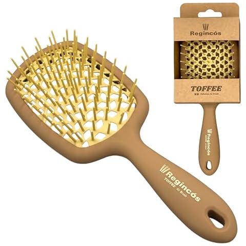 Regincós Toffee Hair Brush for Easy Detangling Cover