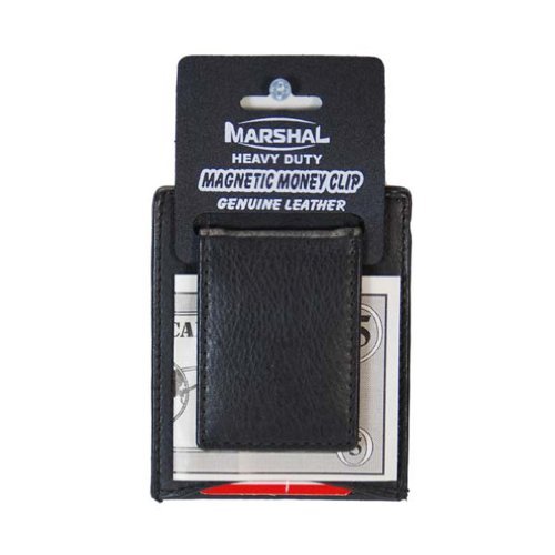 Printed Grain Cow Hide Leather Money Clip with Magnet-image-40