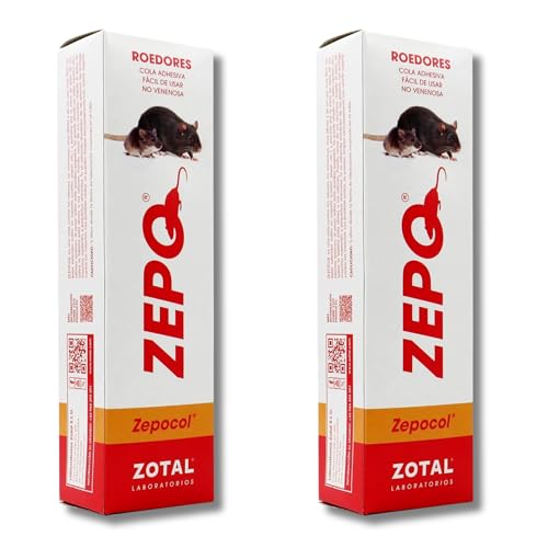 Pack x2 Pegamento Cola para Trampas de Pegamento para Cazar Ratones y Ratas y Otros Insectos Rastreros 135 GR | Muy EFECTIVA | No Venenosa | Fácil Aplicación en Cartón o Madera | Nexum Market