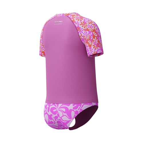 Image of Speedo Girl's Uv Swim Shirt Short Sleeve Rashguard Set