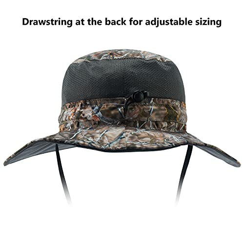 Image of BASSDASH UPF 50+ Sun Fishing Hat Water Resistant with Detachable Neck Flap