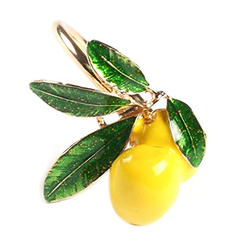 Tiamu 6 PCS Lemon Napkin Napkin Table Decoration Gold