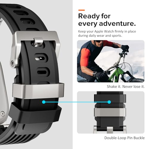 Image of KADES Rugged Sport Band for Apple Watch with Durable Metal Connector