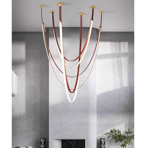 Prtser 001 Chandeliers For High Ceilings Duplex Building Large Chandelier Living Room Villa Modern Minimalist Staircase Chandelier thumb #1