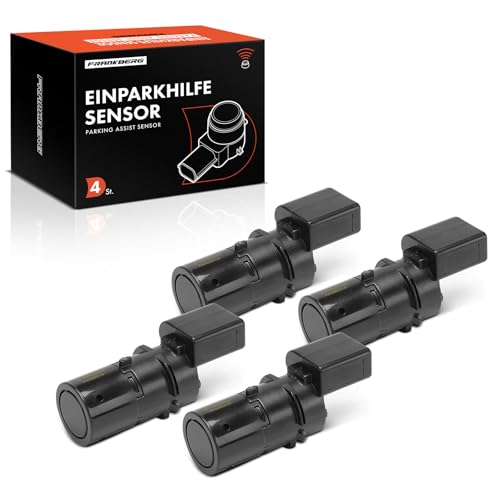 Frankberg 4x Sensore di Parcheggio PDC Anteriore Posteriore Compatibile con M.u.l.t.i.v.a.n V 7EF 7EM 7EN 7HF 7HM 7HN 1.9L-3.2L 2003-2015 Replace# 4B0919275G