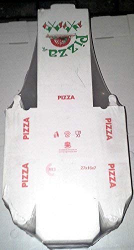 Gehlen Calzone-Karton Calzone Pizzakarton Pizzabox Italien 27x16x7 cm 200 Stück Pizza