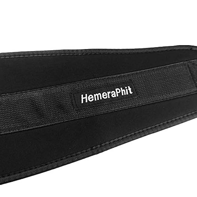 HemeraPhit Pull-up Belt Weighted Dip Belt with Chain Double D-ring Weightlifting Back Support Strap Home Gym Equipment Waist Belt