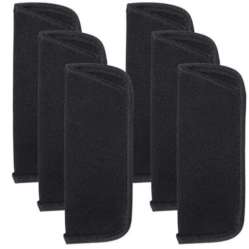 Image of 6 PCS Glasses Pouch, Soft EVA Eyeglass Bags Protective Soft Slip in Eyeglass Case Black Slim Unisex Glasses Sleeve Portable Sunglass Sleeve for Business Men Women Teen Student Scholars Reading