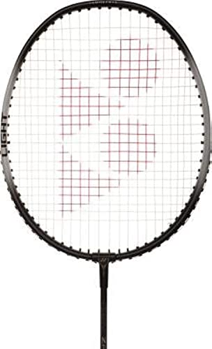 Image of YONEX ZR 100 Light Aluminium Strung Badminton Racket with Full Racket Cover (Dark Charcoal) | For Beginners | 95 grams