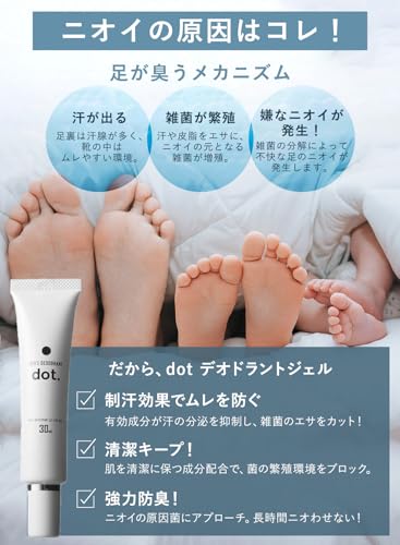 dot. デオドラントジェル わきがクリーム 30ml