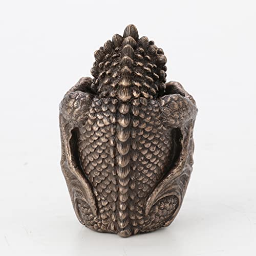 Statue bébé dragon résine Veronese Design statuette bronze 8,9cm - 7