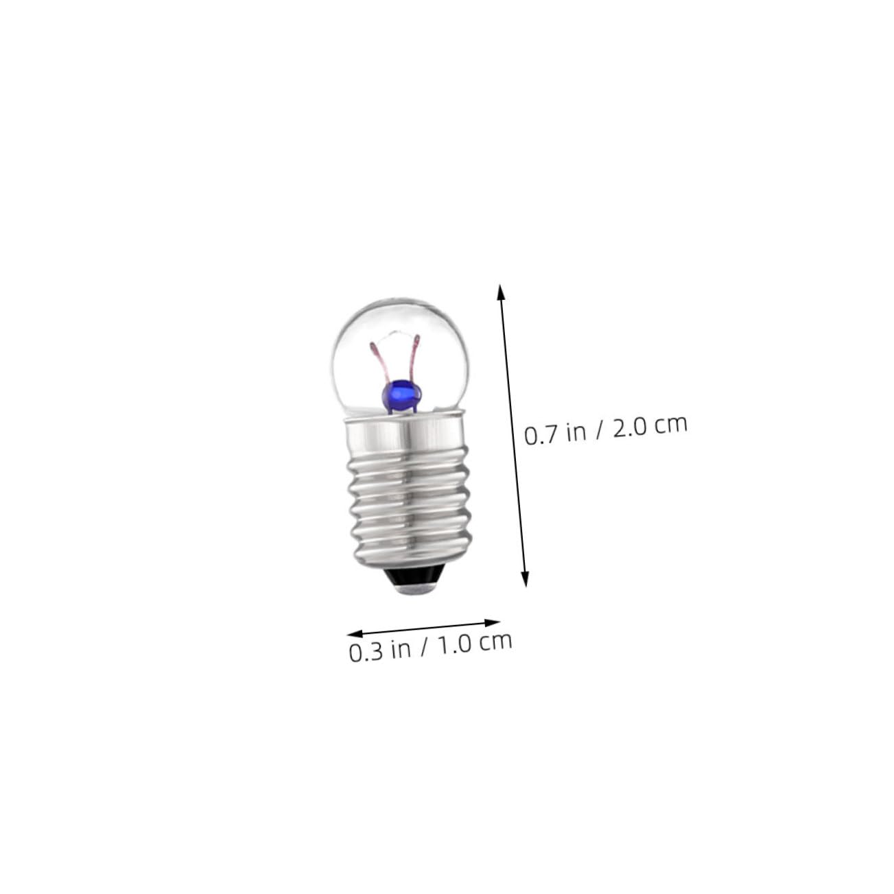Unomor 10 Pack Miniature Light Bulbs 3.8v Classroom Education Tools Night Light Bulbs for Craft Experiment Accessories