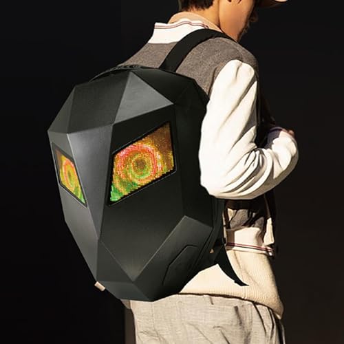 Sac à dos LED étanche et rigide pour rester visible à moto