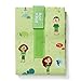Roll'eat ® | Bolsa Merienda, Porta Bocadillos con Envoltorio Reutilizable, Porta Alimentos Ecológico sin BPA, Bolsa de Tela, Color Forest - Boc'n'Roll Kids