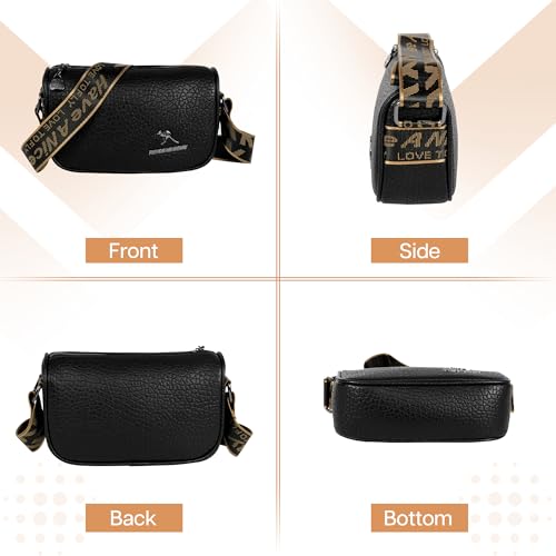 Image of Storite PU Leather Square Women Tote Bag, Stone Pattern fashionable & Party Sling Bag, Shoulder Crossbody Bag with Broad Strap