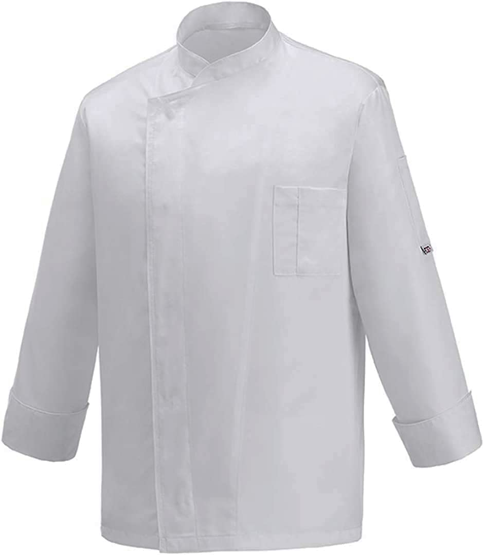 EGOCHEFChefs jacket with long sleeves made of 100% microfibre