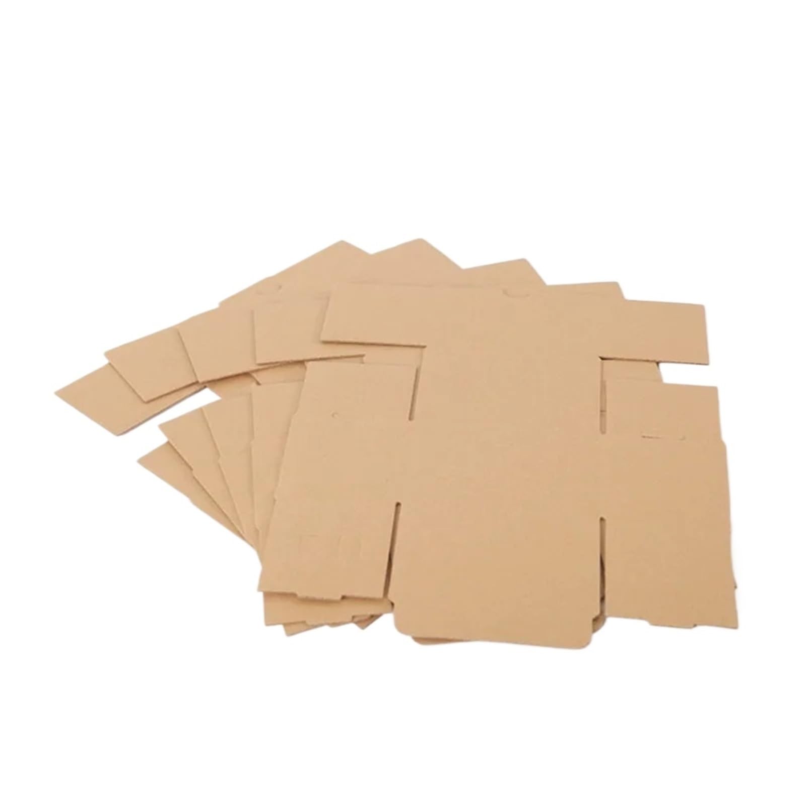 Packung Kraftpapier-Lippenstiftetuis 20 Stück quadratische, dreilagige, faltbare Geschenkbox | For Make-up-Zubehör, Spielzeug, Geschenk(10x10x10cm)