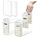 Ugotfeels Breastmilk Storage Container with Freezer Flattener Kit to Flatten Standing Breast Milk Bags in Organizer Bins Save Refrigerator Space(2 Pack)