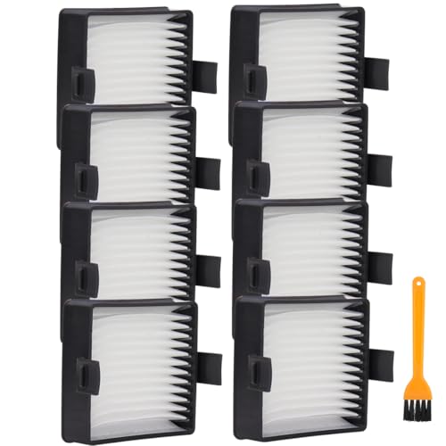 Image of A32VC04 Filter Compatible with Ryobi Hand Vacuum Filter P712 P713 P714K 18V Hand Vacuum - Replace 019484001007 533907001 Vacuum & Dust Collector Filters - 8 Pack