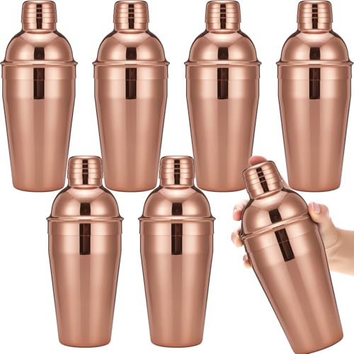 Nitial 6 Pcs Bar Cocktail Shaker Professional Stainless Steel Martini Drink Mixer Built-in Strainer...