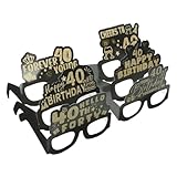 Lunettes amusantes pour - fabriquées en papier, lunettes amusantes sont réutilisables et pour une utilisation à long , lunettes d'anniversaire pour adultes