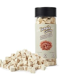 Jungle Calling Freeze Dried Dog and Cat Treats Single Ingredient Treats High Protein Chicken 32 oz