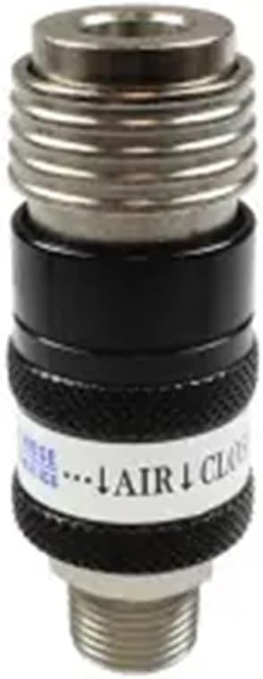 580USE - 2-in-1 Automatic Safety Exhaust Coupler 3/8” Body, 3/8” FPT