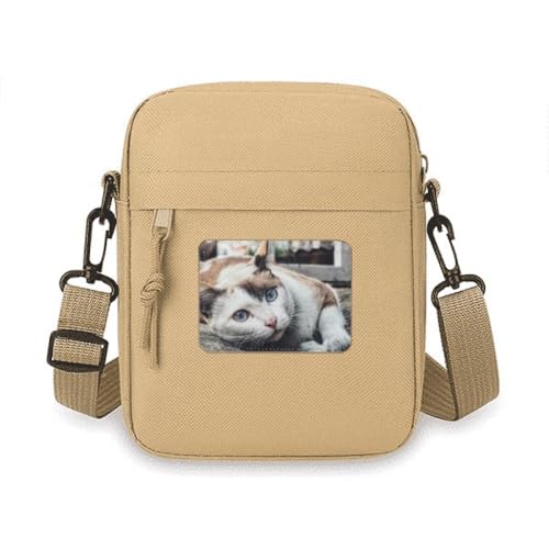 Sac portable bandoulière chat coloré idéal pour vos balades urbaines et sorties légères