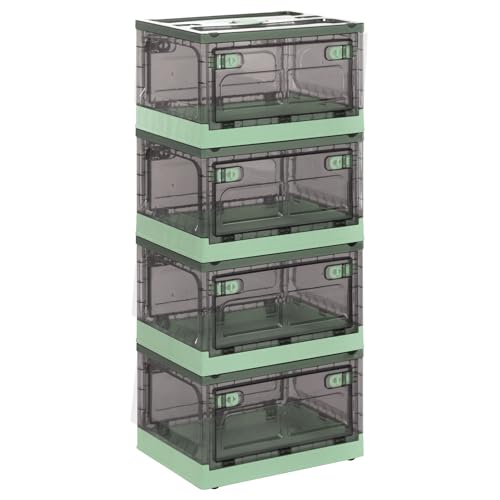 DreamHaven Aufbewahrungsboxen mit Deckel 28L faltbare...