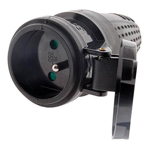 Zenitech - Fiche caoutchouc femelle 16A 2P+T