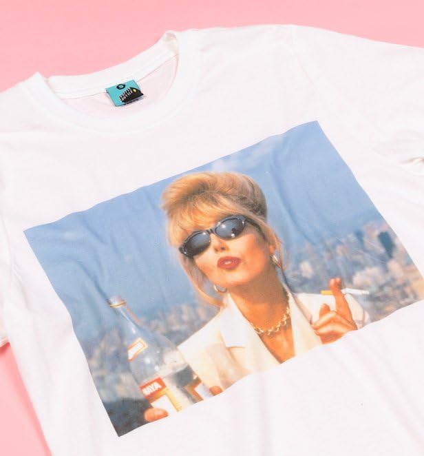T-shirt blanc Absolutely Fabulous Patsy avec sérigraphie haute définition - 2