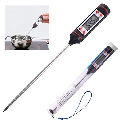Termômetro Culinário Digital Tipo Espeto - Alimento Cozinha Churrasco Carne - TYDA