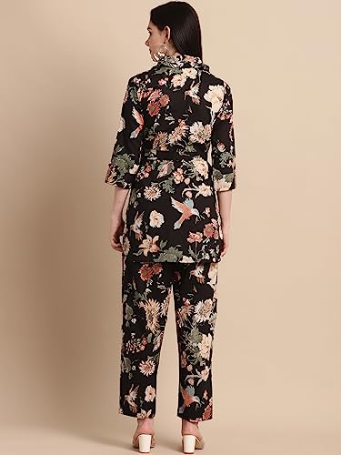 Image of Pistaa's Women Summery Floral Cotton Co-ord Set