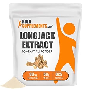 BULKSUPPLEMENTS.COM Longjack Extract Powder – Tongkat Ali Extract – Tongkat Ali Powder – Longjack Tongkat Ali – Tongkat Ali for Men & Women – 1000mg per Serving (50 Grams – 1.8 oz)