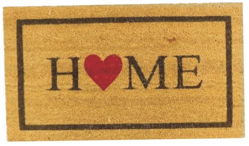 Velcoc ZERBINO IN FIBRA DI COCCO NATURALE AL 100%, CM.70X40X1,5 (Home con cuore)