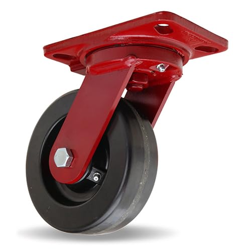 6" x 2" Hamilton S-HS-6P HS Swivel Caster, Phenolic Wheel, 1,200 lb. Capacity