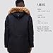 Alpha Industries N-3B Slim Fit Parka - Cold Weather Military Issue Parka - Black, L