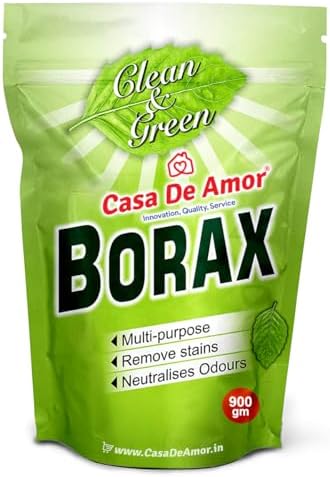 Casa De Amor Essential Borax Powder, 100% Pure for Whitening & Cleaning and Slime