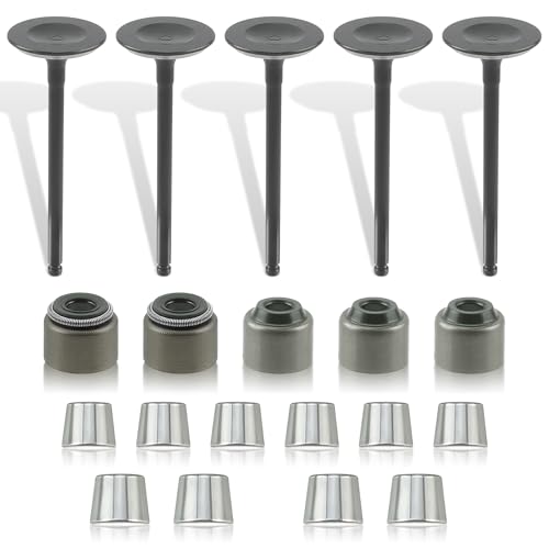 Carbhub Intake Exhaust Valve Kit Fit for Yamaha WR450F 2003-2015, YZ450F 2003-3009, YFZ450 2004-2009, YFZ450R 2009-2020, YFZ450X 2010-2011 Replace 5TA-12112-00-00, 5TA-12111-00-00, 5TA-12121-00-00