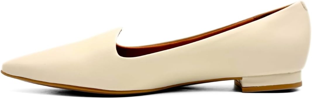 Sapatilha Vizzano Feminina Salto Baixo Bico Fino Pelica Off 526-1206.261.7286.35312 Sapatilha Vizzano Feminina Salto Baixo Bico Fino Pelica Off 526-1206.261.7286.35312