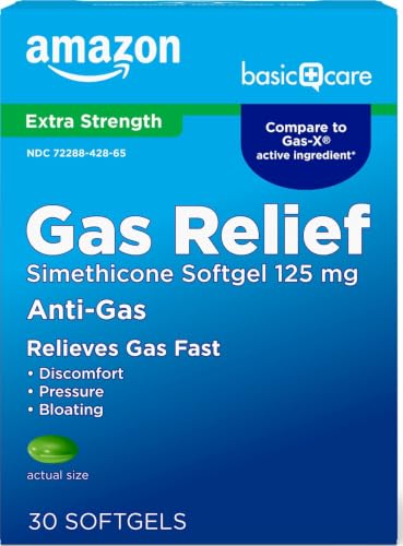Amazon Basic Care Gas Relief Softgels...