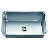 Dawn ASU106 Kitchen Sink, Polished Satin