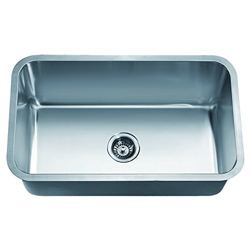 Dawn Asu106 Kitchen Sink, Polished Satin #TOP7