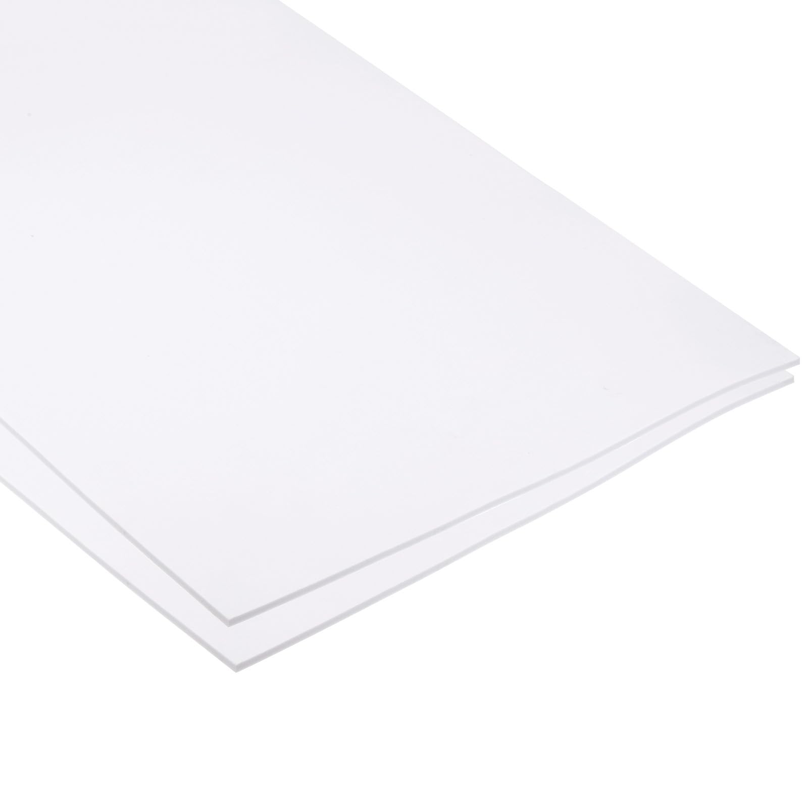 uxcell EVA Foam Sheets White 38.9 Inch x 13.9 Inch 3mm Thickness for Crafts DIY Pack of 2