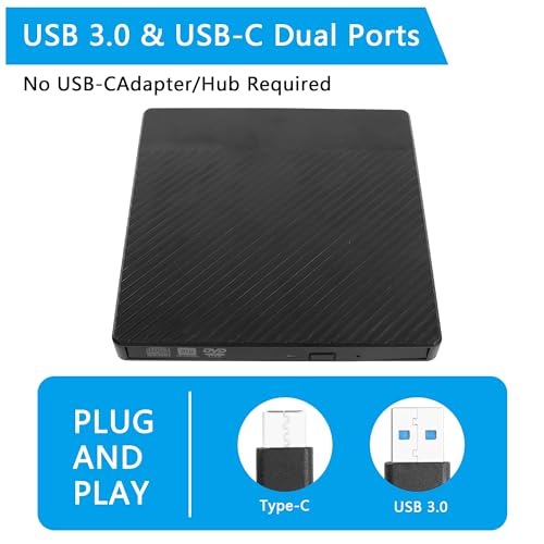 YAODHAOD CD Drive Housing, External DVD Drive Obtained by Adding an Optical Drive, CD-ROM Installation Box (9.5mm) - Image 4