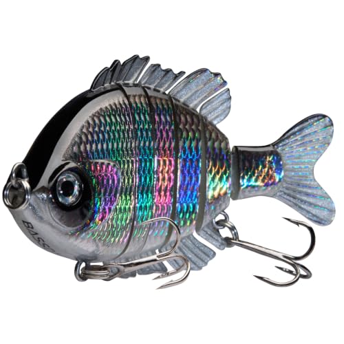 BASSDASH SwimPanfish Multi Jointed Bluegill Bass Fishing Lure Swimbaits