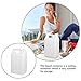 TOPPERFUN 5L HDPE Plastic Jugs Empty Bottle Jug with Airtight Lids Water Container Home and Commercial Use Water Storage Containers for Water, Soaps, Detergents, Liquids White