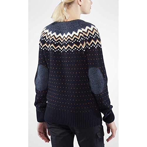 Fjällräven Damen Sweater Övik Knit, Dark Navy, L, 89941-555