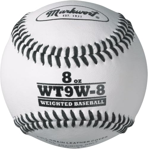 Premier Pitching 8oz Leather Weighted Baseball for Pitch Training